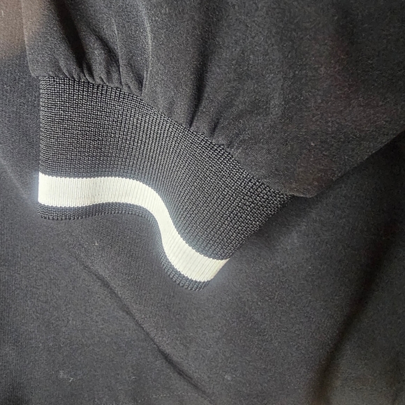 Zara women's beige,black,cream hooded long-sleeved lightweight jacket size M - Picture 5 of 8